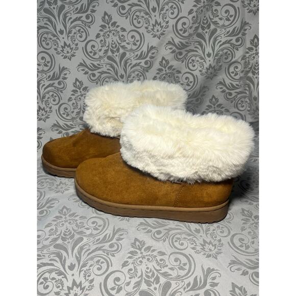 SO® Paulina Women’s Faux-Fur Winter Boots – Tan, Size 8 - Picture 2 of 4